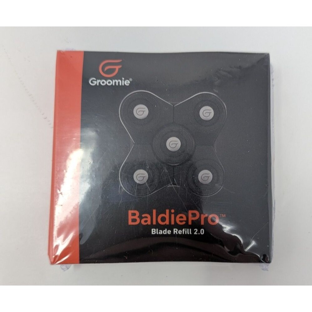 Groomie BaldiePro Blade Refill 2.0 GM134 5-Head Rotary Replacement Shaver NEW